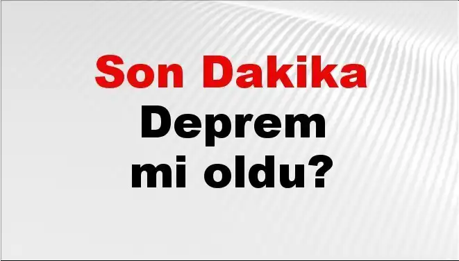 Muğla'da Son Dakika Deprem! Detaylar Ne Şekilde Gelişti?